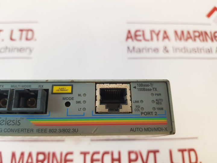 Allied Telesis At-fs232 2-port Fast Ethernet SpeedMedia Converting Switch
