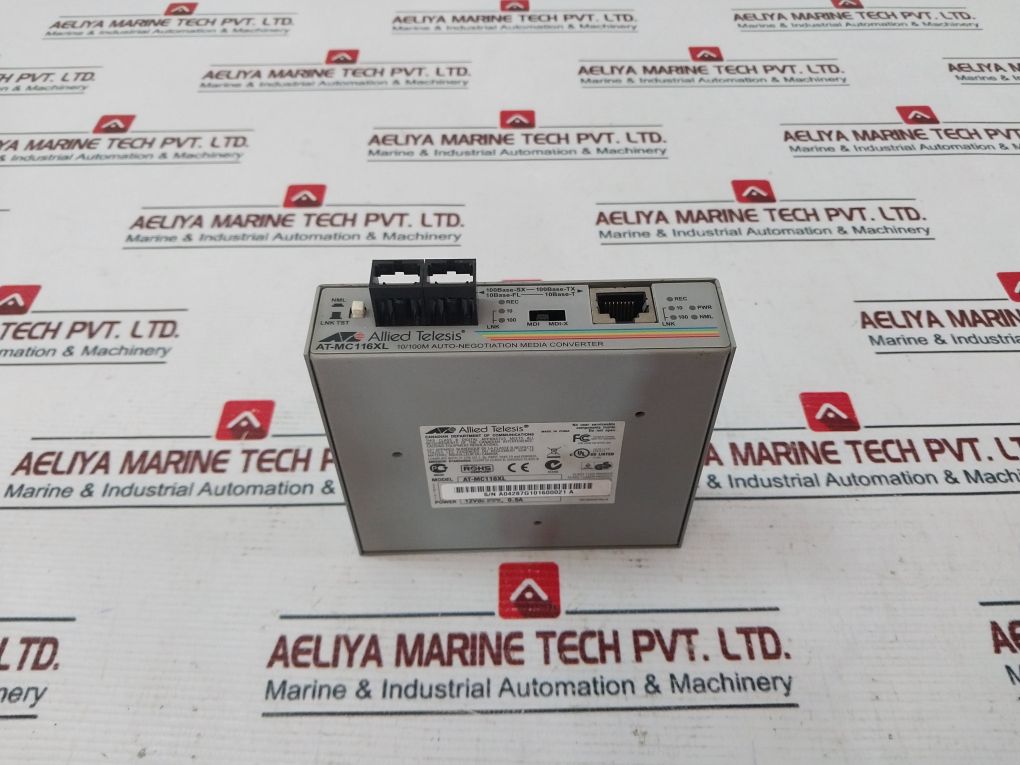 Allied Telesis At-mc116Xl 10/100M Auto-negotiation Media Converter 12Vdc