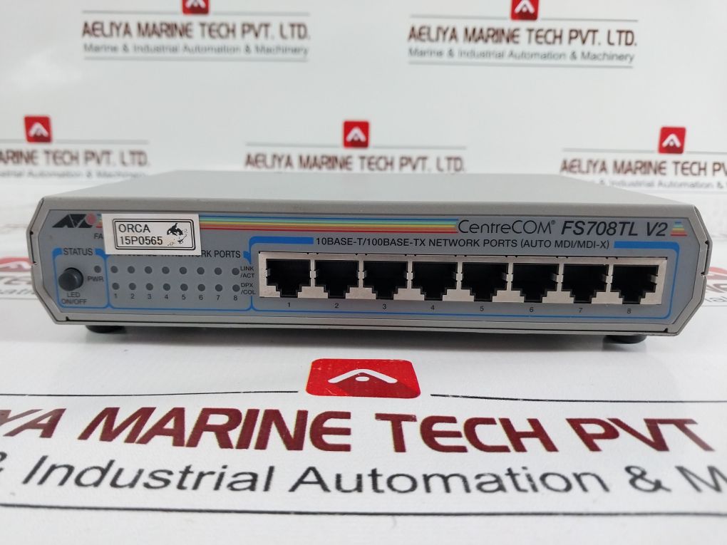 Allied Telesis Centrecom Fs708Tl V2 Ethernet Switch Free Shipping