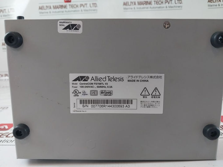 Allied Telesis Centrecom Fs708Tl V2 Ethernet Switch