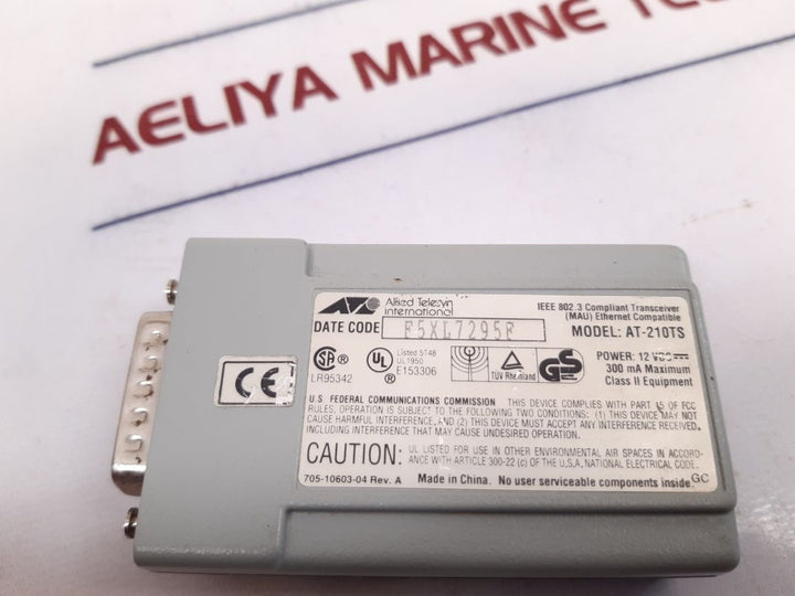 Allied Telesyn At-210Ts Twisted Pair Transceiver New