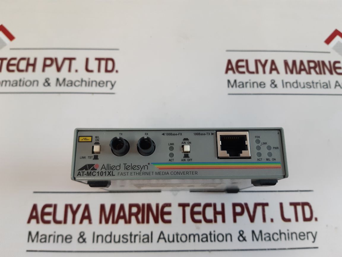 Allied Telesyn At-mc101Xl Fast Ethernet Media Converter 705-003691 Rev.A
