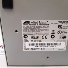 Allied Telesyn At-mc101Xl Fast Ethernet Media Converter 705-003691 Rev.A
