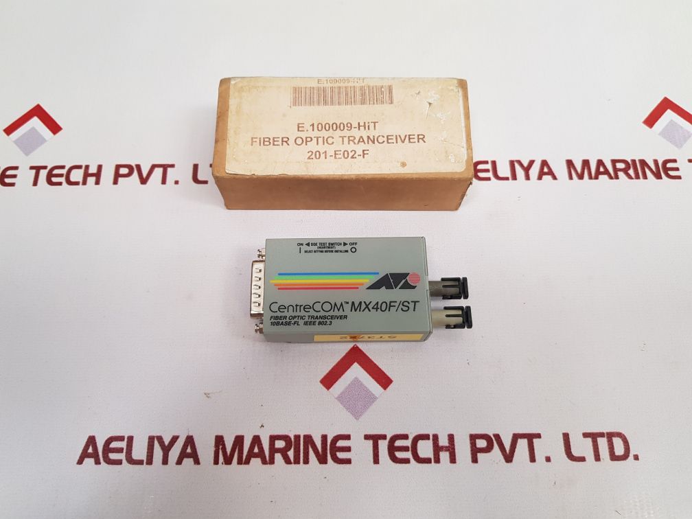 Allied Telesyn At-mx40FSt Fiber Optic Tranceiver New