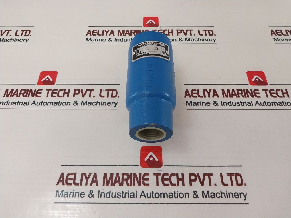 Allweiler Ds29E-w122 Pressure Relief Valve 0.6 Bar