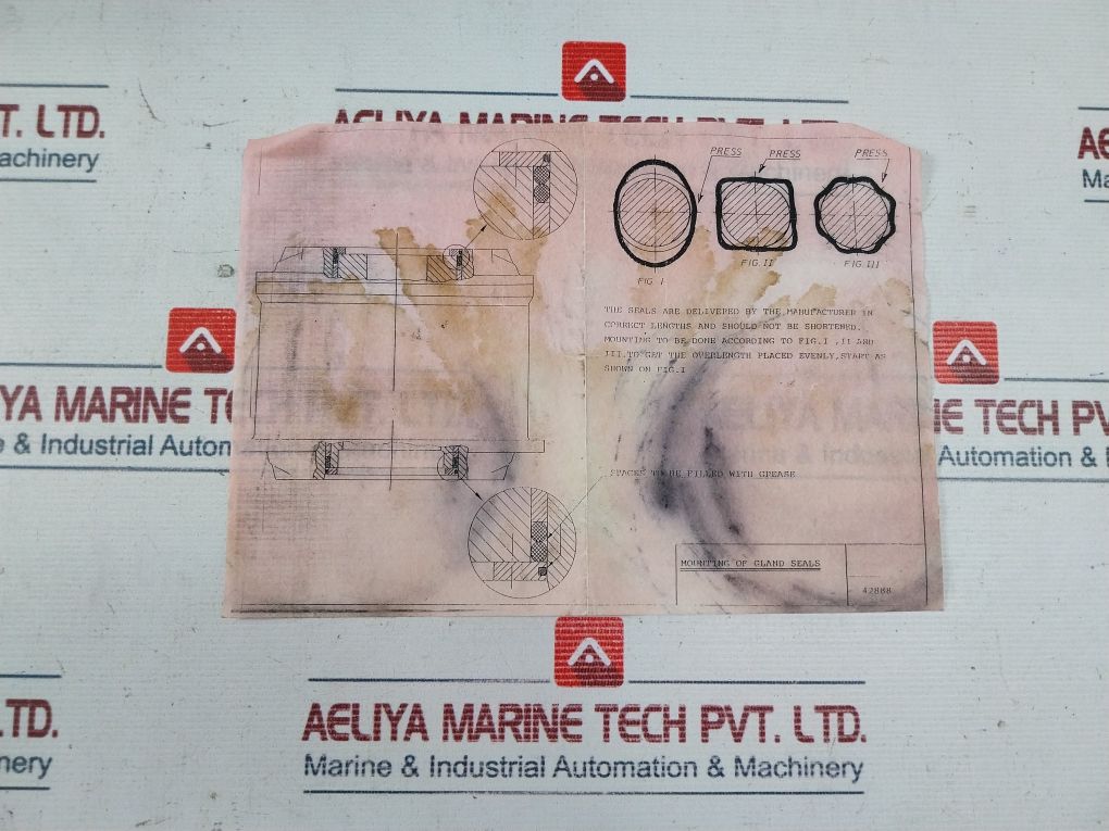Allweiler Sne280Er46 Pump Repair Set 172X189X1,5
