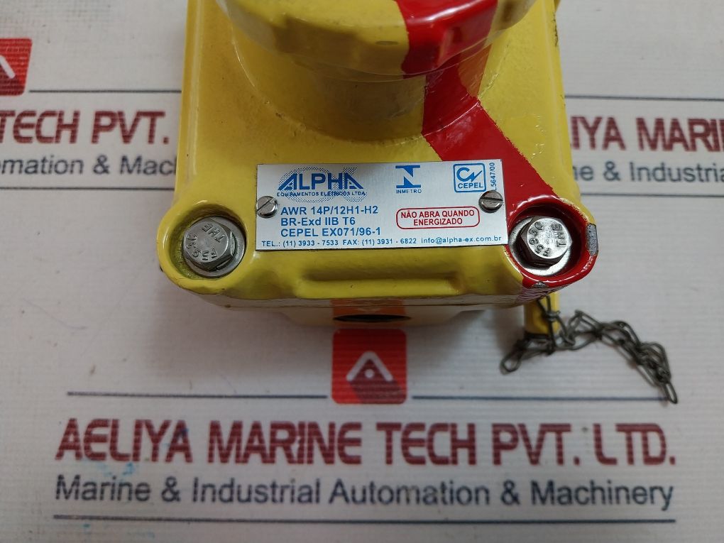 Alpha Awr 14P/12H1-h2 Emergency Pushbutton With Breaking Glass Hammer