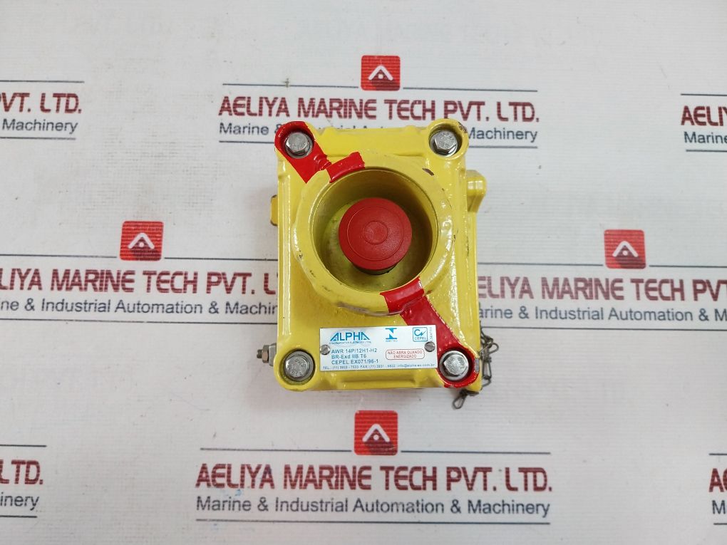 Alpha Awr 14P/12H1-h2 Emergency Pushbutton With Breaking Glass Hammer