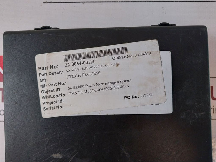 Alpha Moisture Systems Dewpoint Transmitter 32-0054-00114 Model Amt