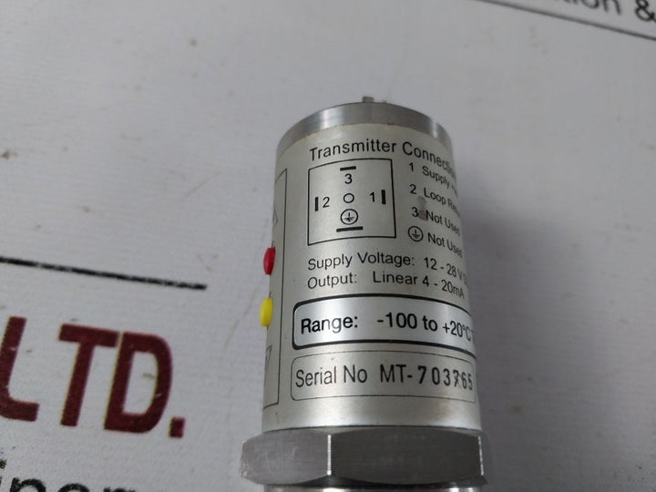 Alpha Moisture Systems Dewpoint Transmitter Model Amt