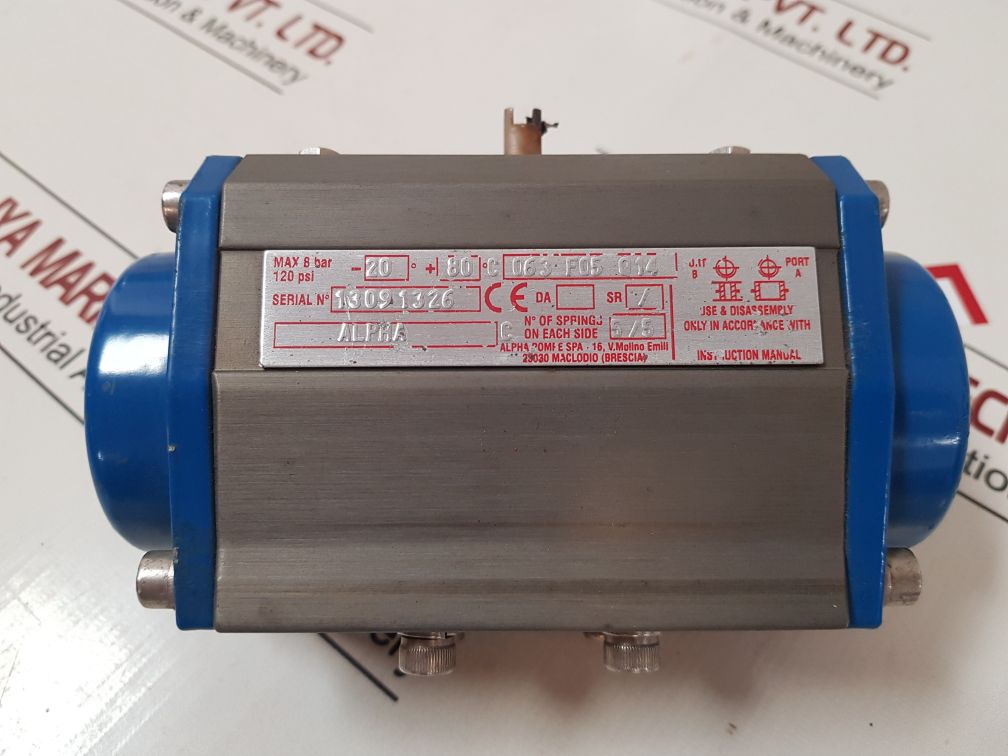 Alpha Pompe 063 F05 Q14 Actuator
