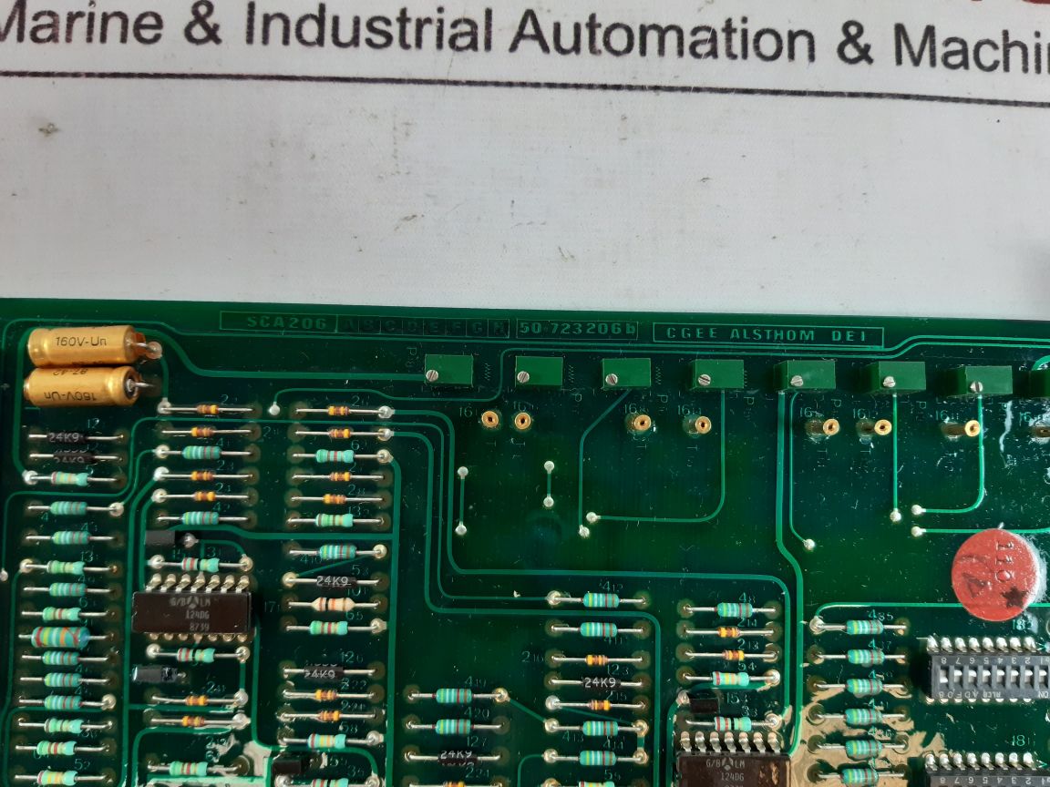 Alsthom 50.723206B Card Sca 206