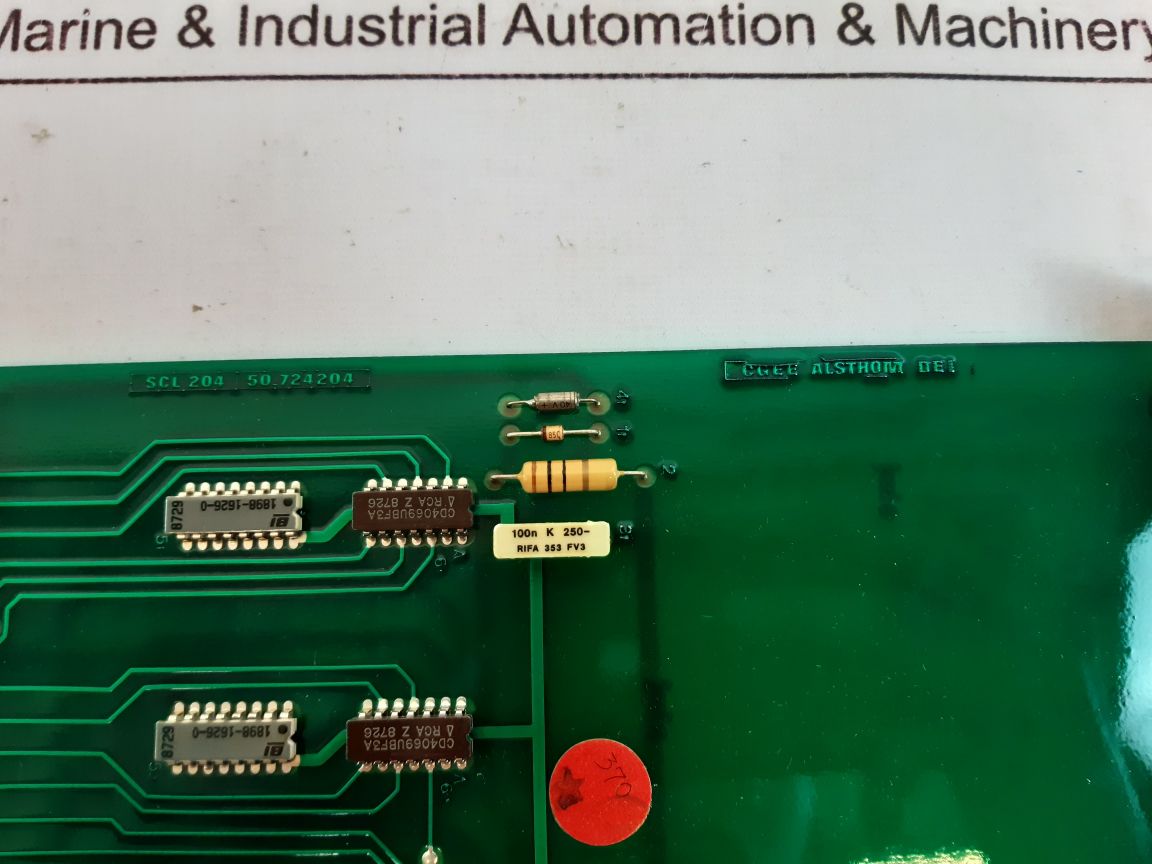 Alsthom 50.724204 Card Scl 204