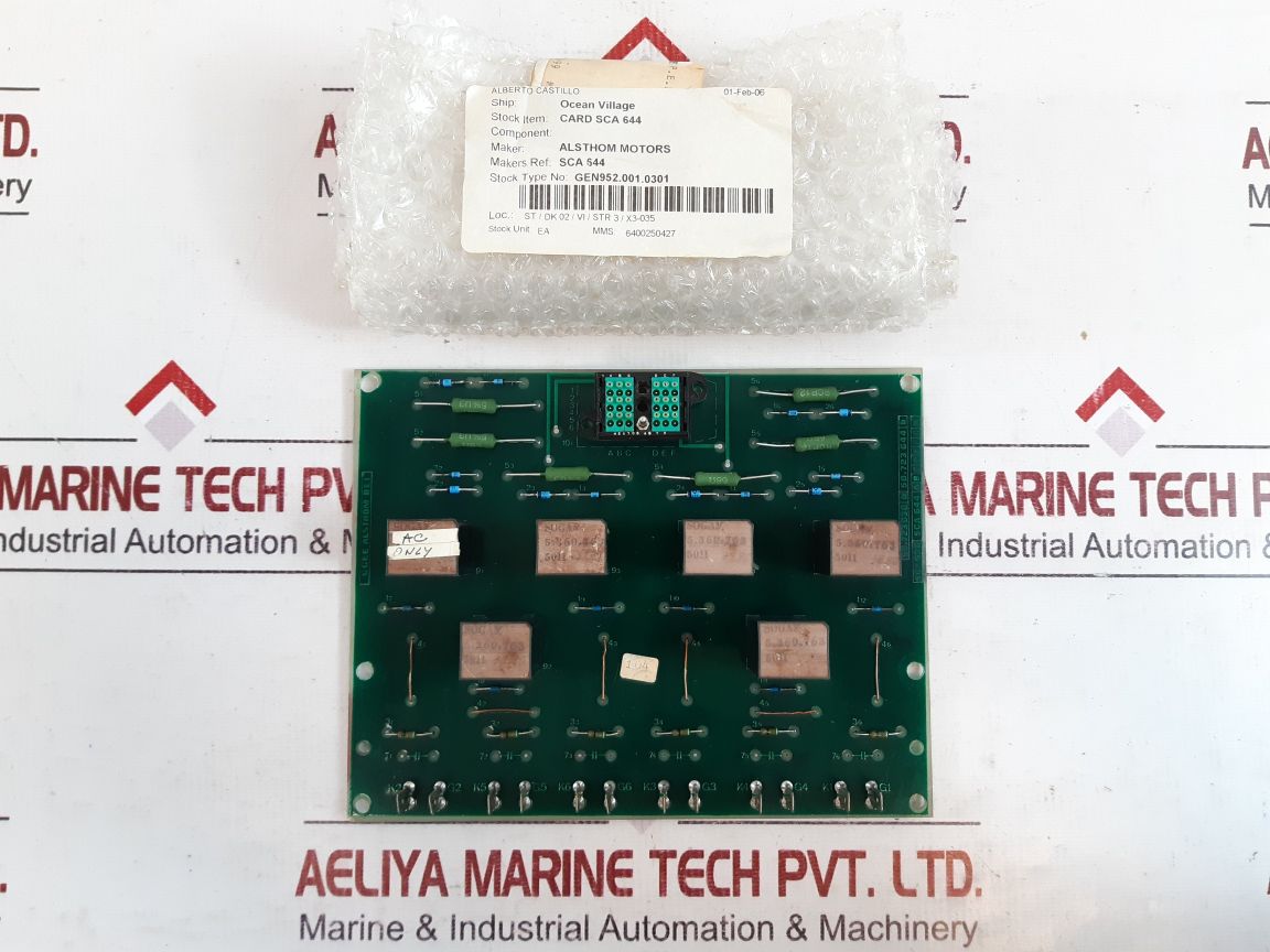 Alsthom Card Sca 644
