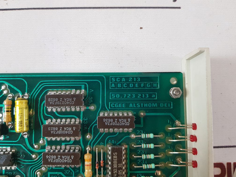 Alsthom Sca213 Card 50.723 213 A