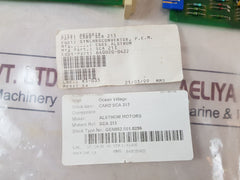 Alsthom Sca 213 Card 50.723 213 A