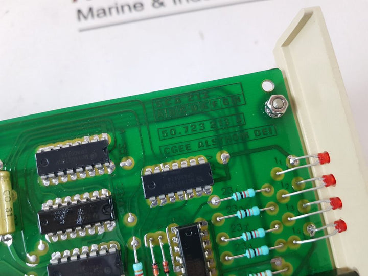 Alsthom Sca 213 Card 50.723 213 A