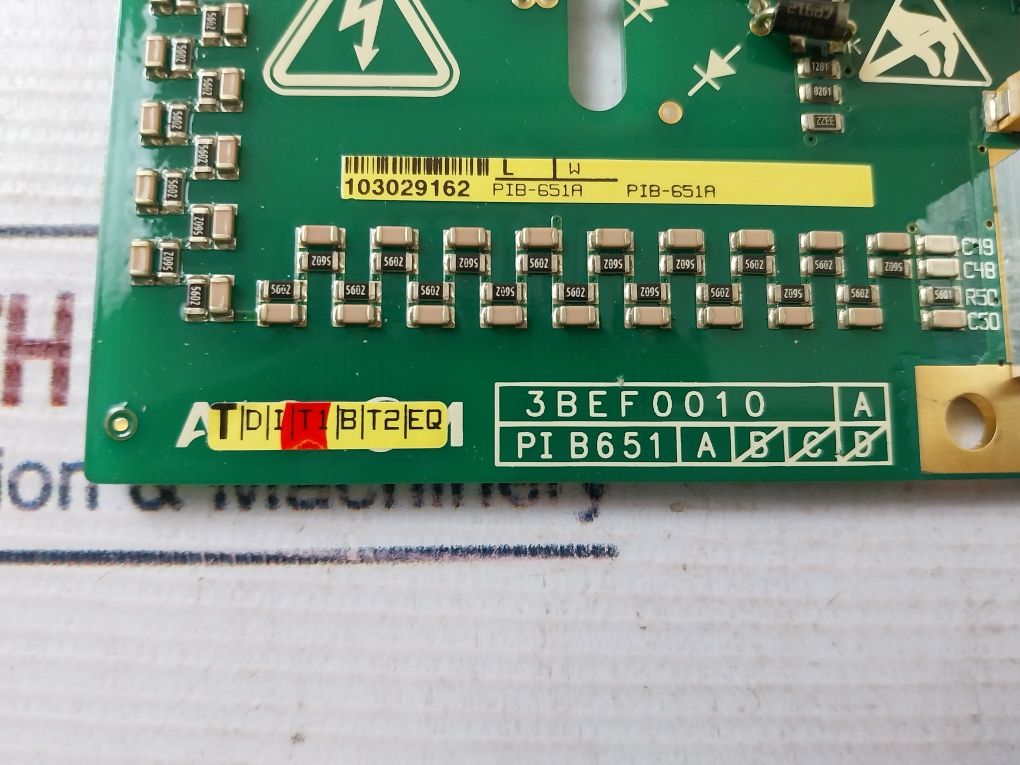 Alstom 3Bef0010 A Circuit Board Mv7306Dfe24P08