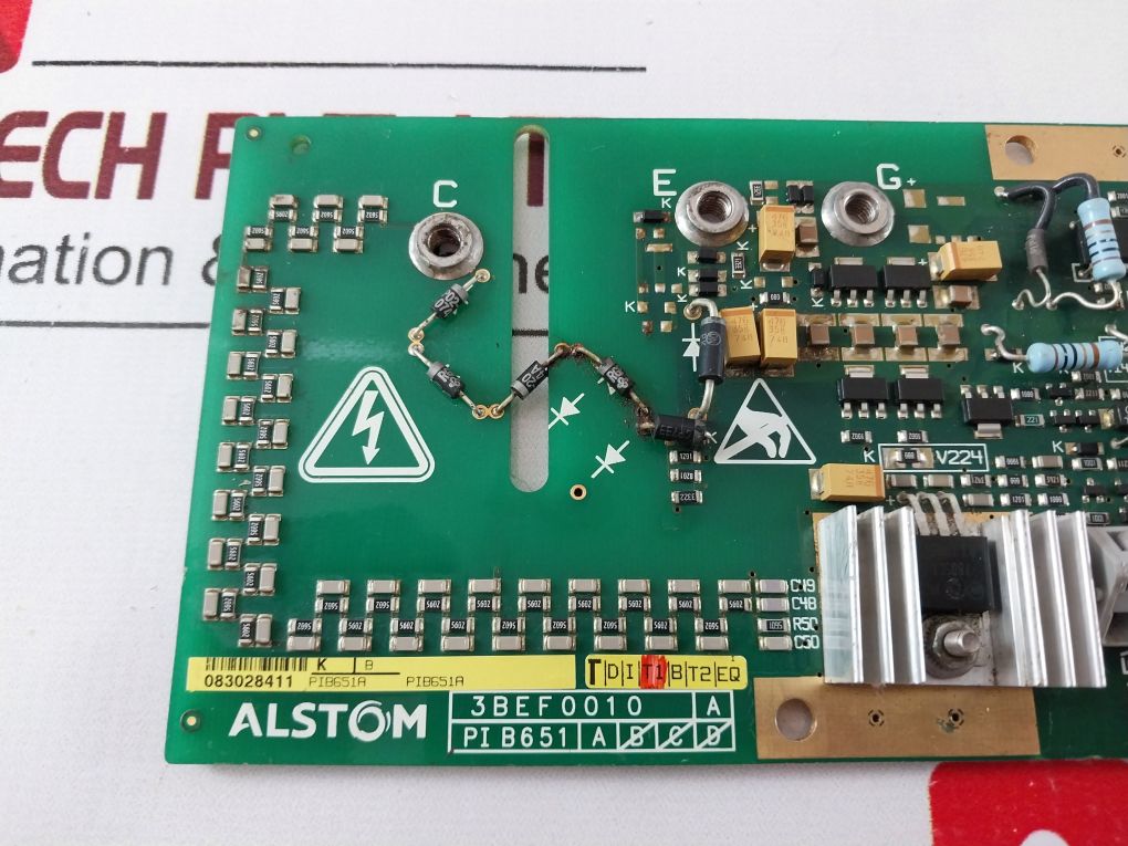 Alstom Pib651A 3Bef0010 A Circuit Board V1.6