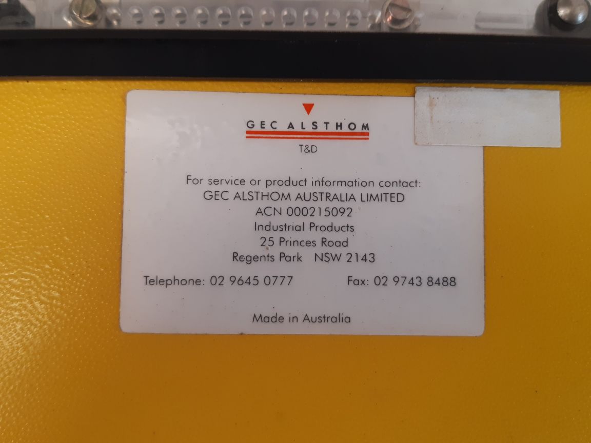 Alstom Mvaa21B1Ba0003B Relay