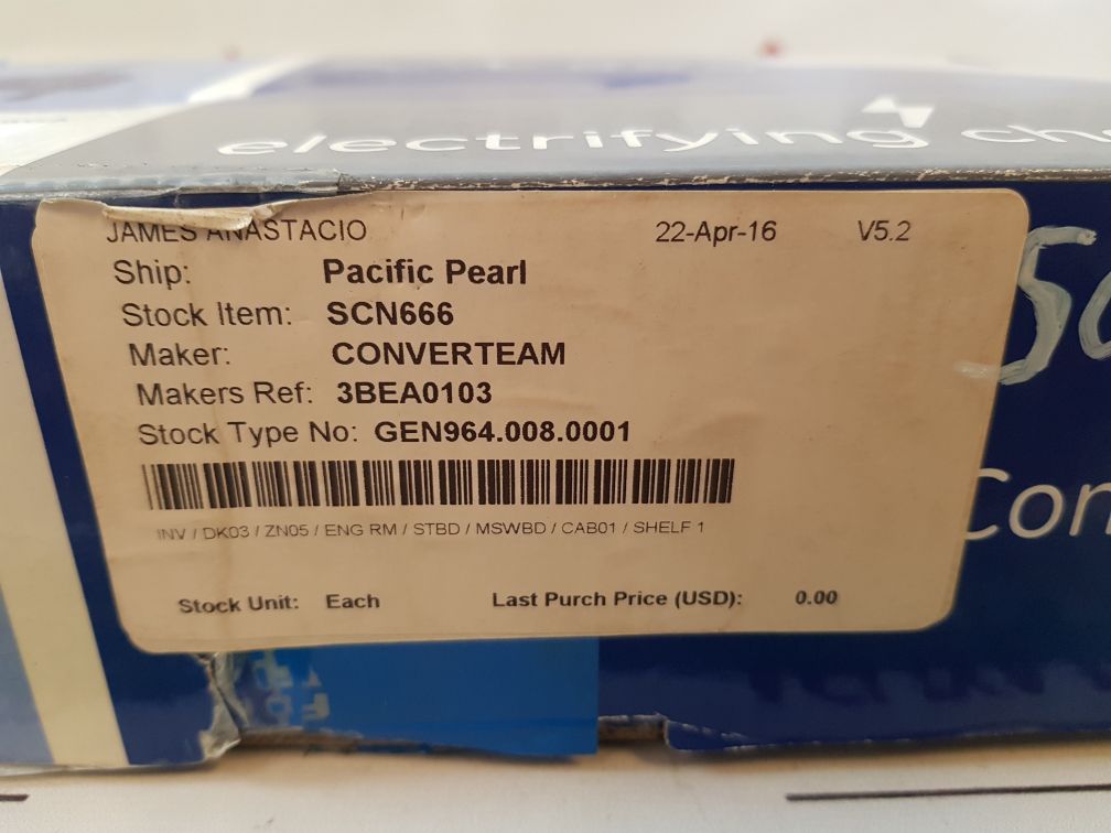 Ge Alstom Scn666 Thyristor Firing Card 3Bea0103