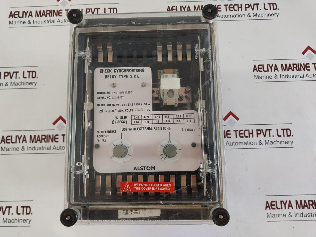 Alstom Ske11Bf8003Bch Check Synchronising Relay