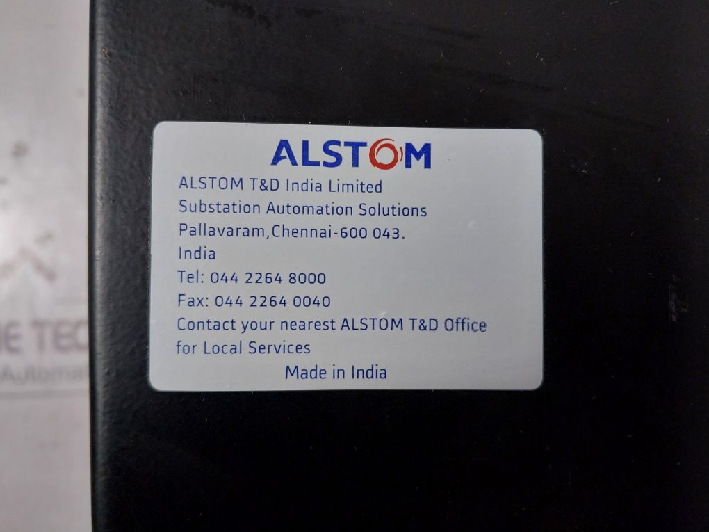 Alstom Vajc11Bf1004Aba Voltage Control Relay