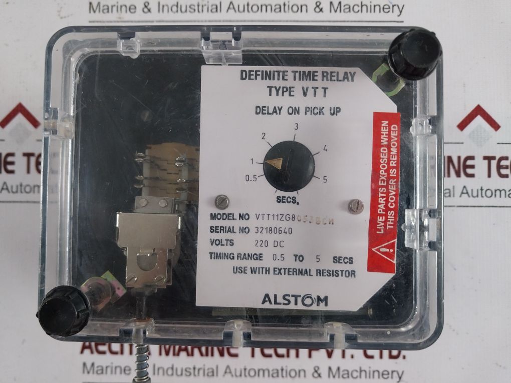 Alstom Vtt Definite Time Relay Vtt11Zg8053Bch 220Dc