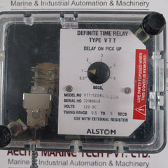 Alstom Vtt Definite Time Relay Vtt11Zg8053Bch 220Dc