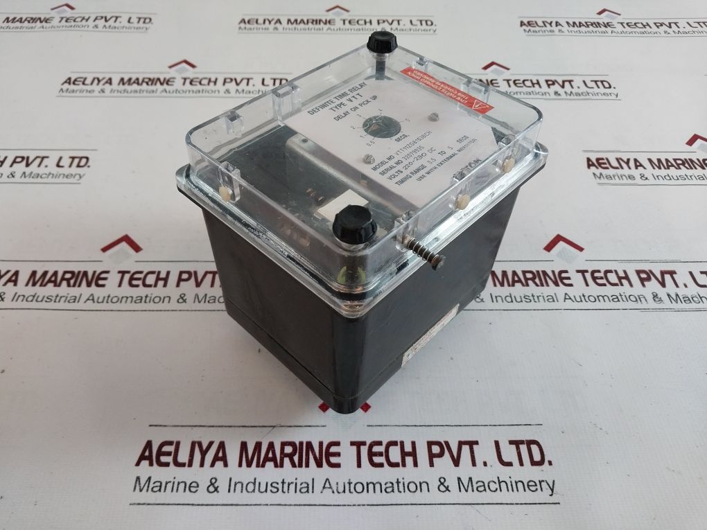 Alstom Vtt Definite Time Relay Vtt11Zg8153Bch 220-230 Dc