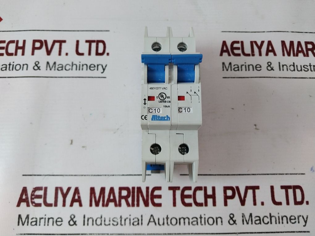 Altech C10 480Y/277 Vac Circuit Breaker 2 Pole Unit