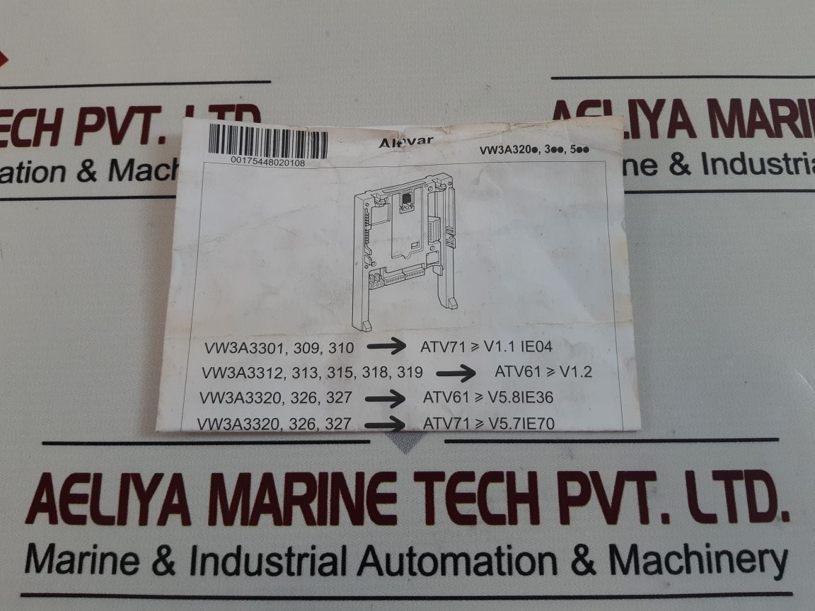 Altivar Vw3A3307 Profibus Dp Card
