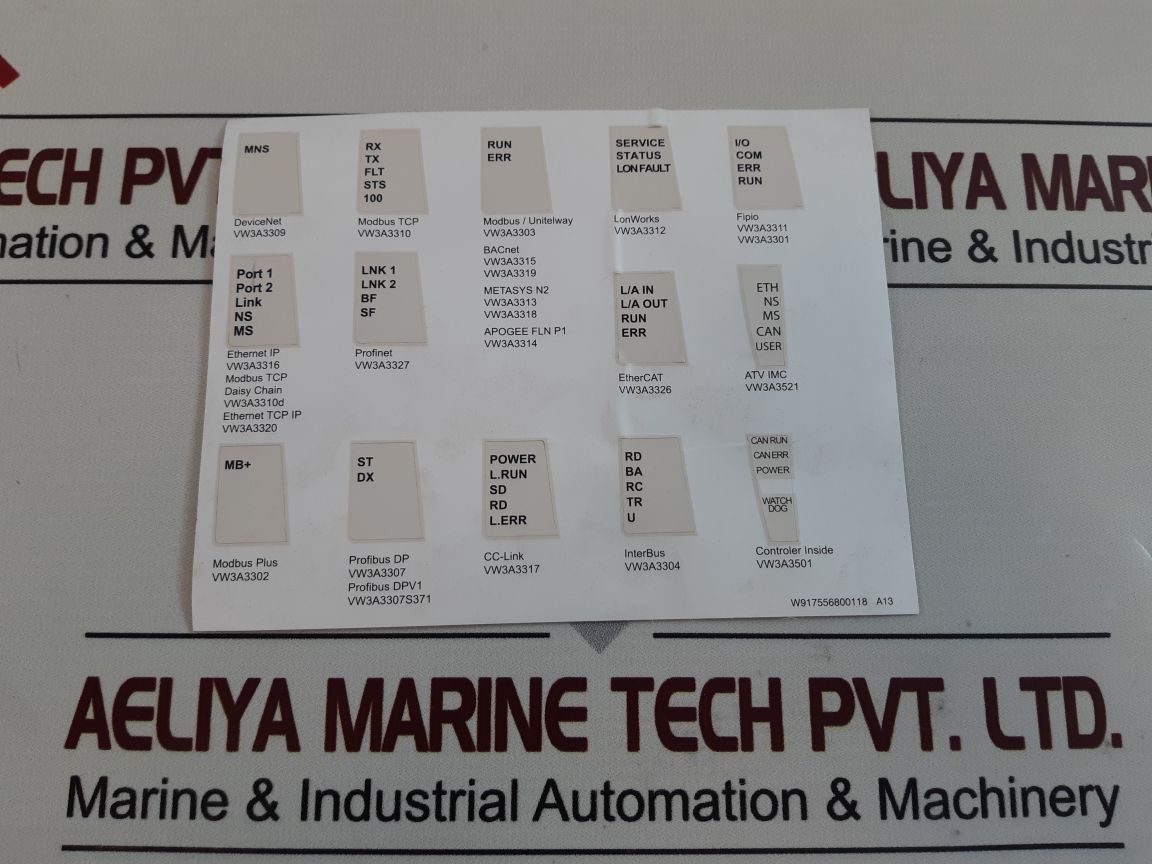 Altivar Vw3A3307 Profibus Dp Card
