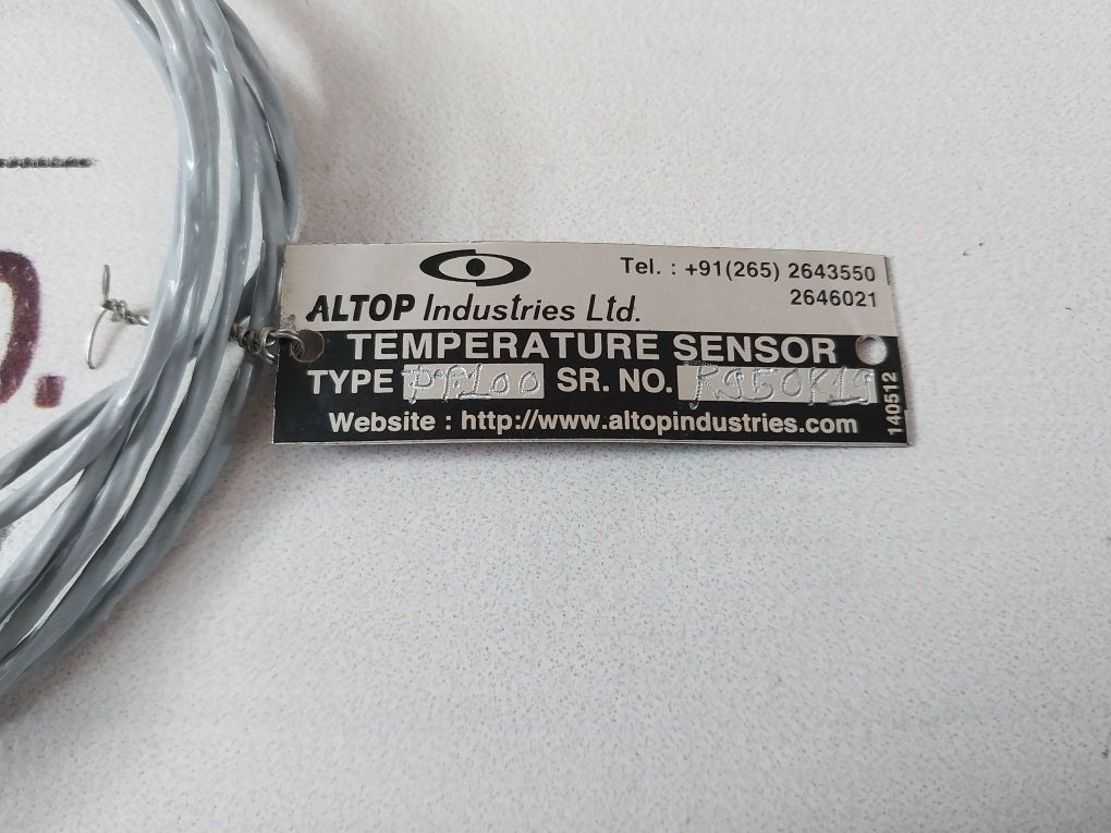 Altop Industries Pt100 Temperature Sensor