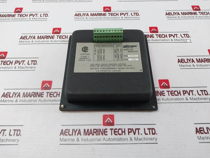 Altronic Cpu-95 Display Module 24Vdc 791 902-1