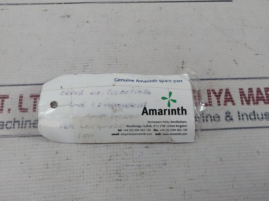 Amarinth Ap01304009 Shaft Extension D100 Motor-pos 2