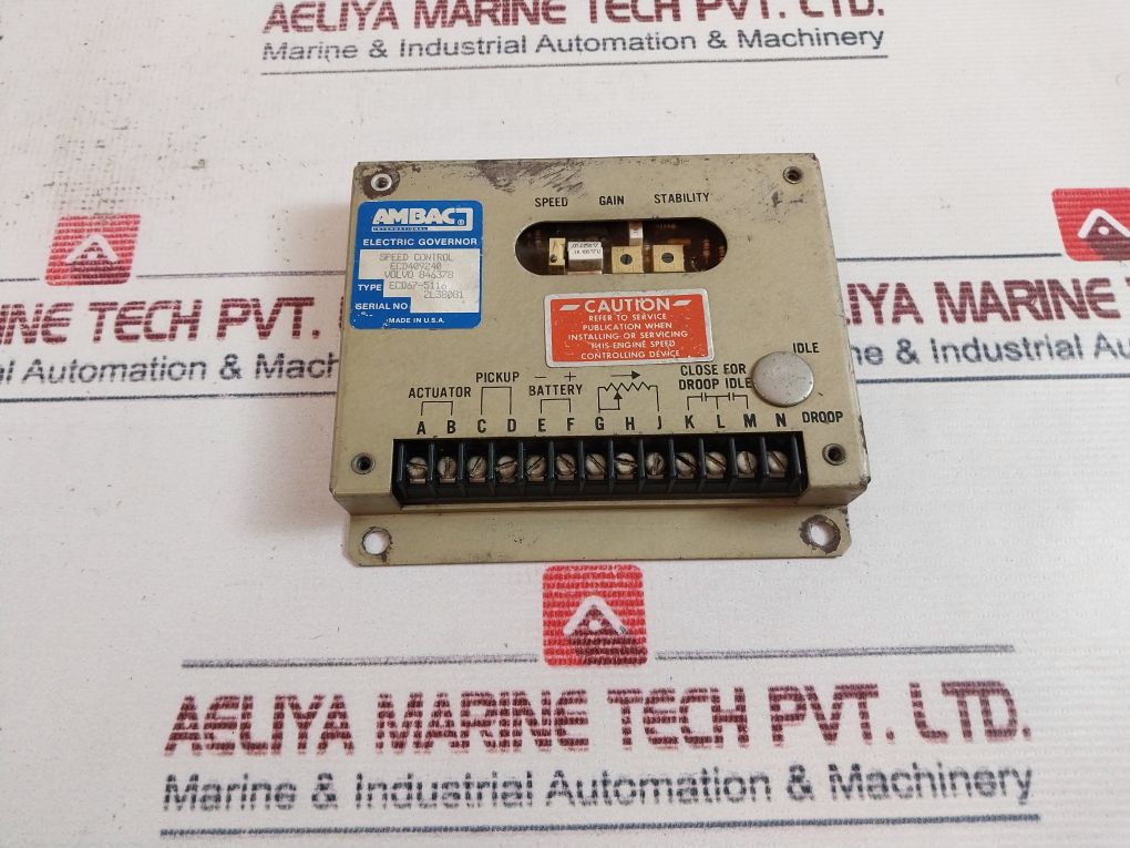 Ambac Ecd67-5116 Electric Governor Speed Control
