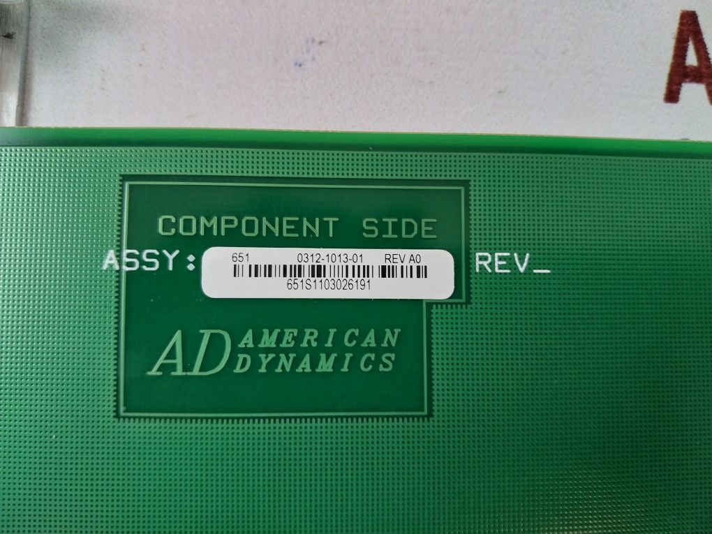 American Dynamics 0312-1013-01 Pcb Card