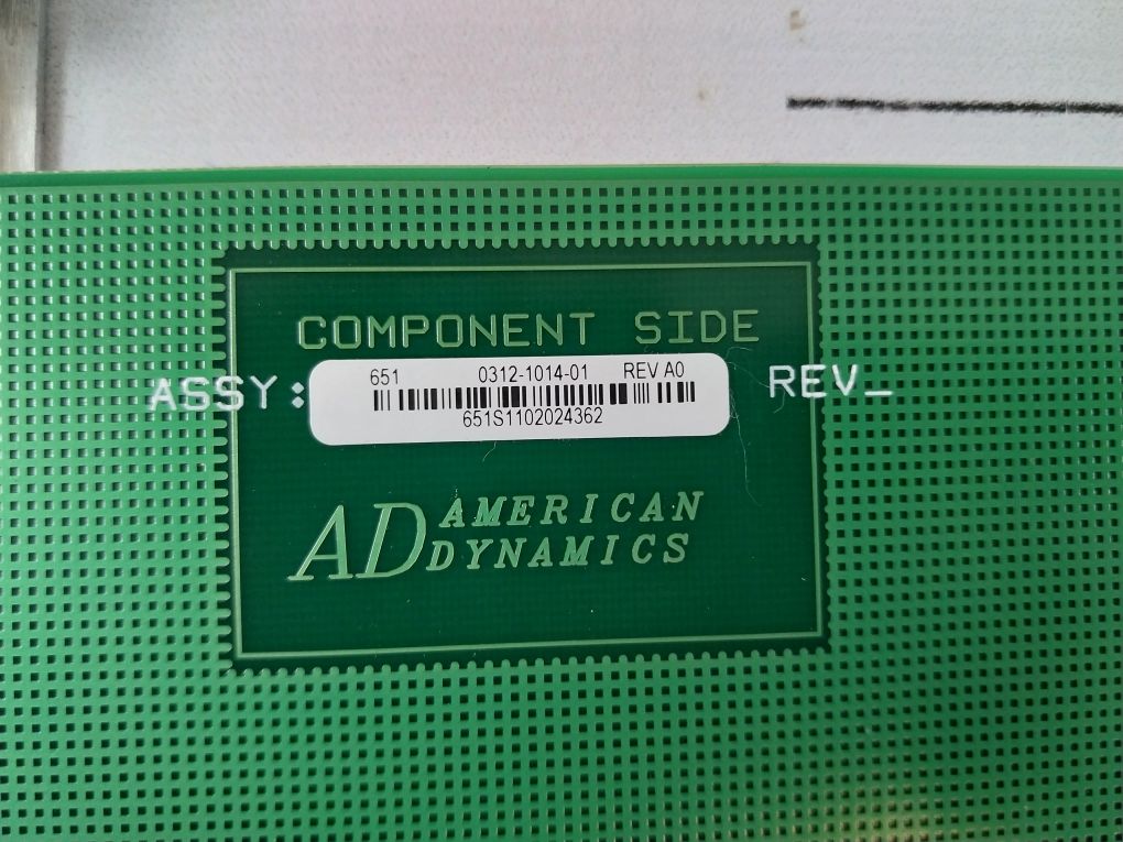 American Dynamics 0312-1014-01 Pcb Card