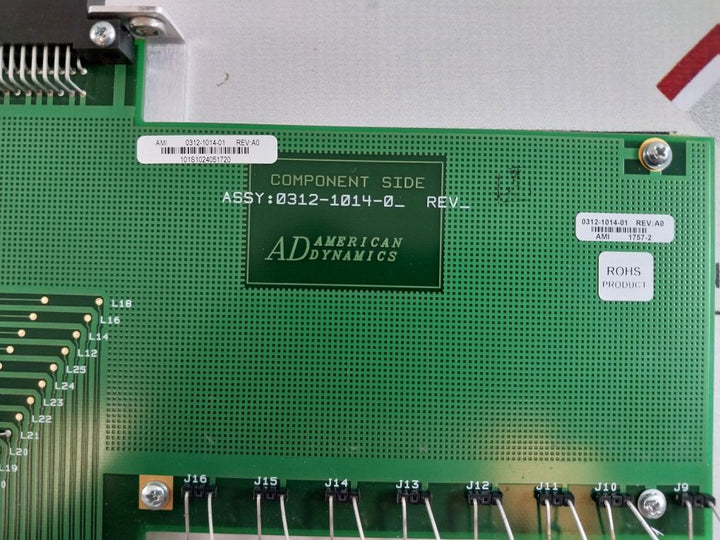 American Dynamics 0312-1014-01 Pcb