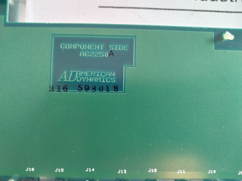 American Dynamics Ac2250A Pcb Card