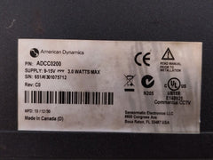 American Dynamics Adcc0200 Joystick Keyboard Control