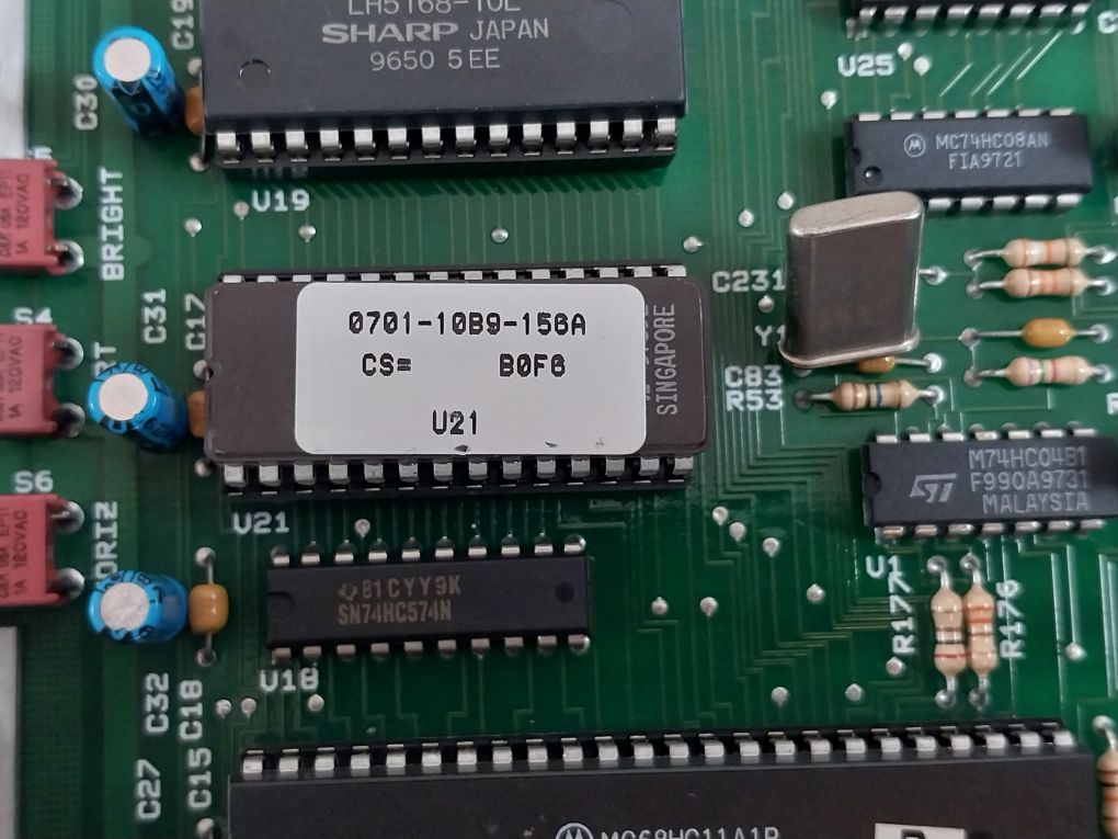 American Dynamics Ac203 Pcb Card Pw3203De