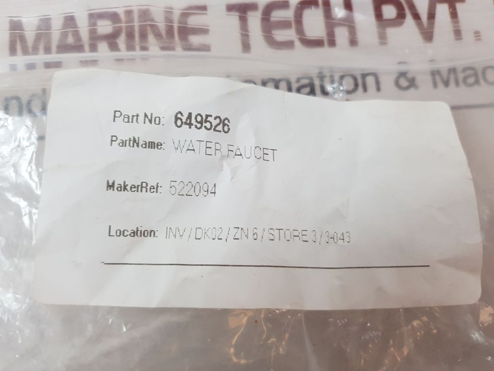 American Metal Ware 649526 Water Faucet