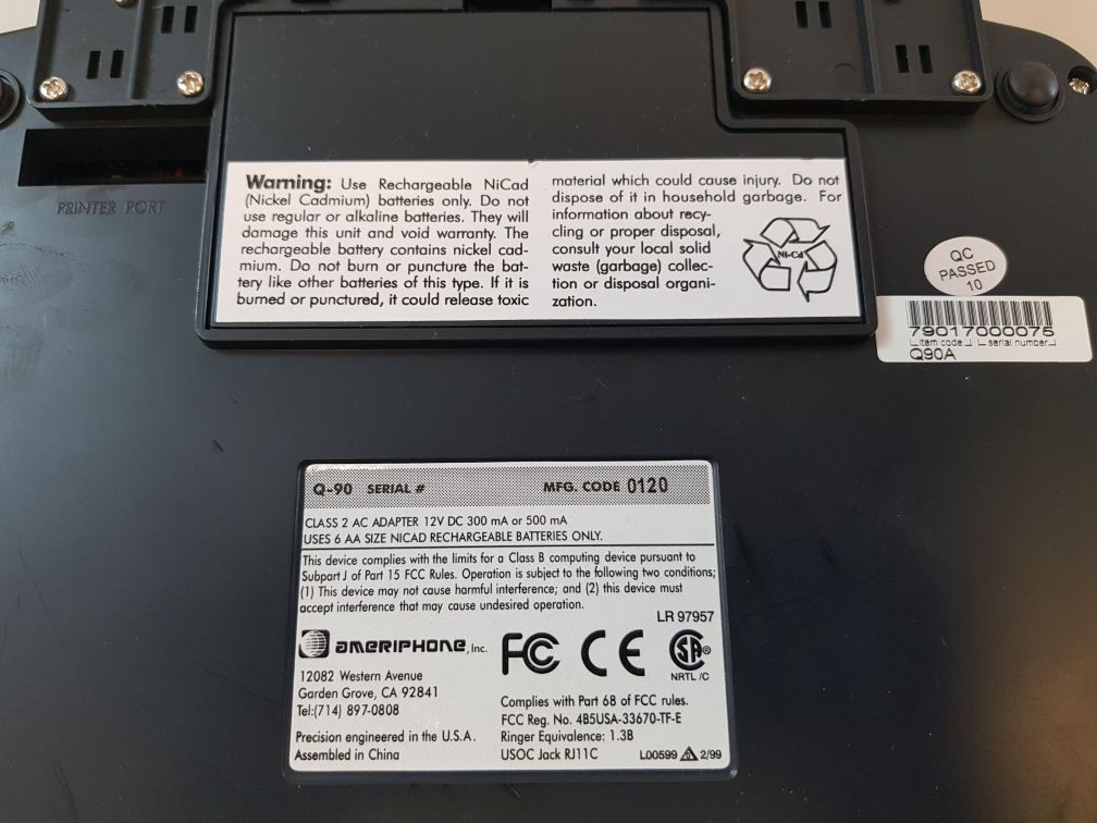 Ameriphone Alertmaster Am-6000 Remote Receiver With Q90A Tty Vco Cellphone Kit