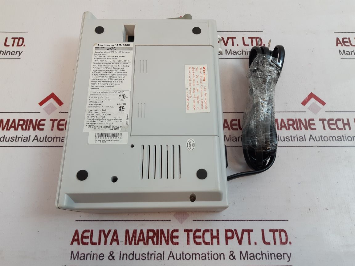 Ameriphone Am-6000 Alertmaster Remote Receiver