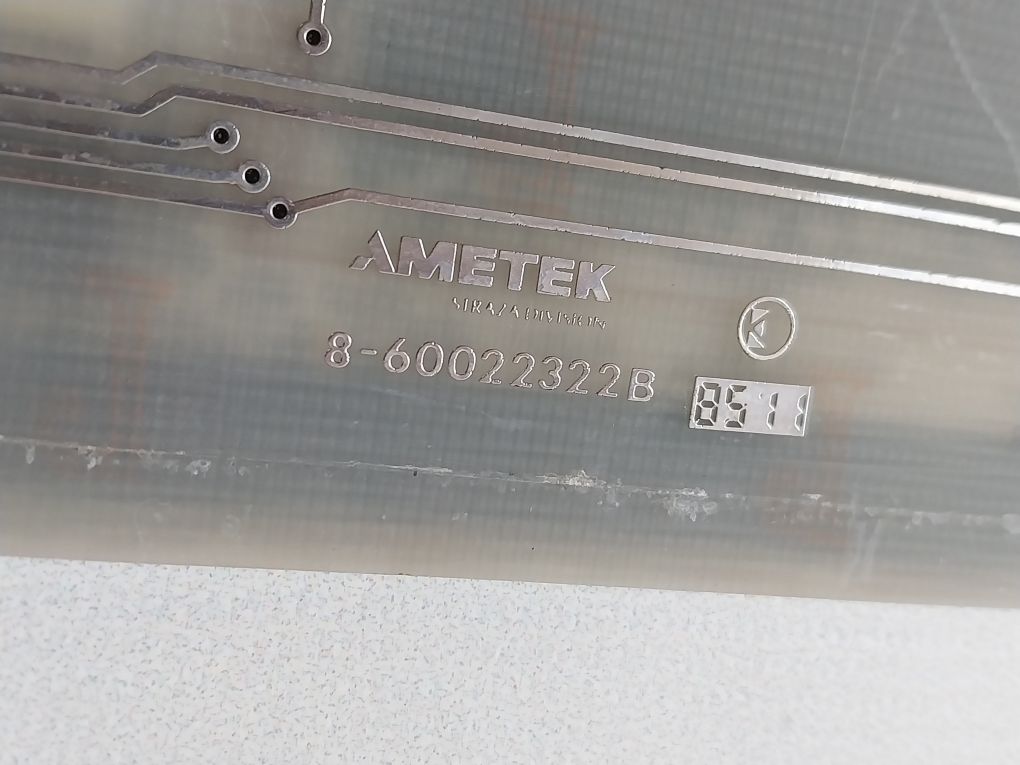 Ametek 8-6A02294-6 Display Panel Rev C