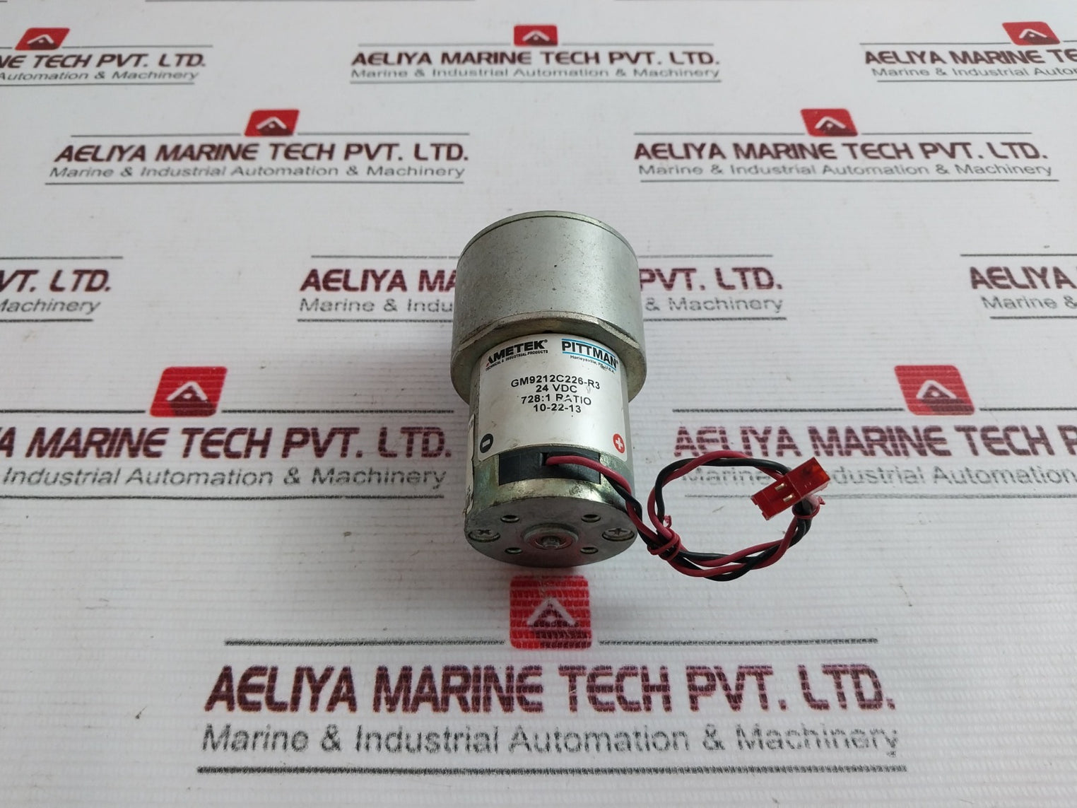 Ametek Gm9212C226-r3 Gear Motor Rev A1 24Vdc