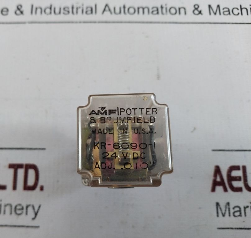 Lot Of 2X Amf Kr-6090-1 Potter & Brumfield Relay 24V Dc