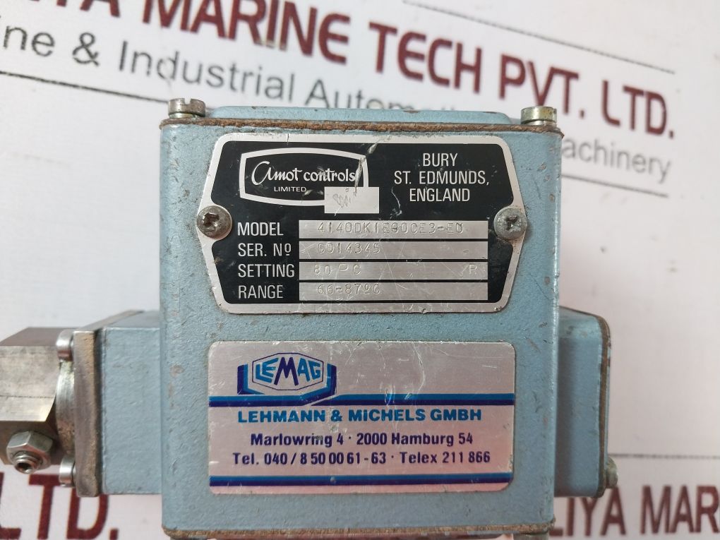 Amot 4140Dk1E00Ce3-ed Temperature Switch 66-87°C